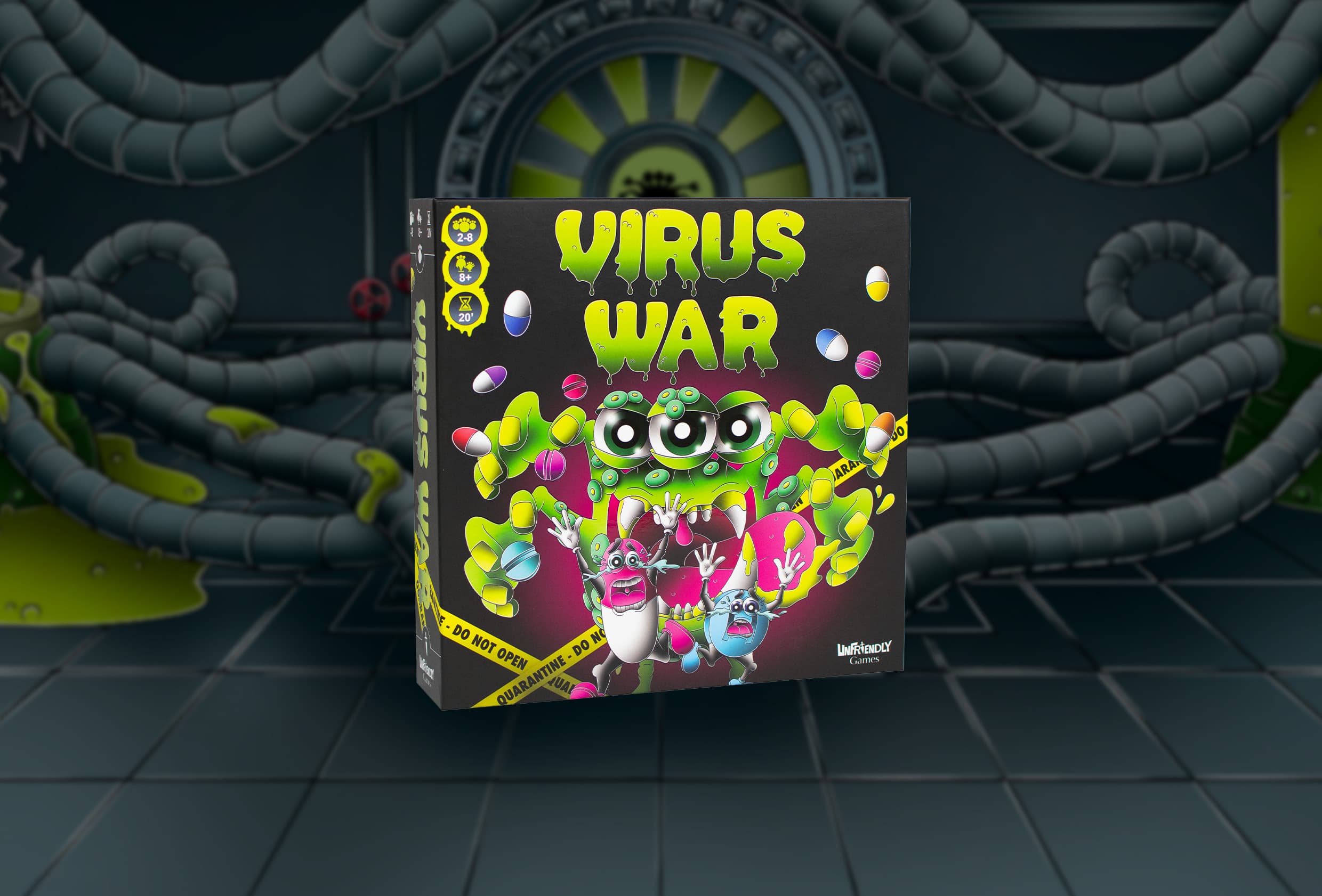 Couverture de l'article : VIRUS WAR : D'une campagne KS aux rayons des boutiques