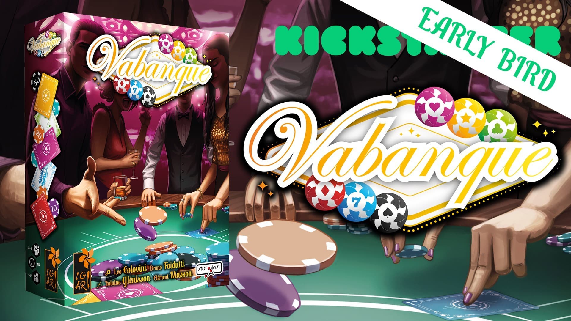 Couverture de l'article : Vabanque - Kickstarter - Repoussé au 3 Novembre