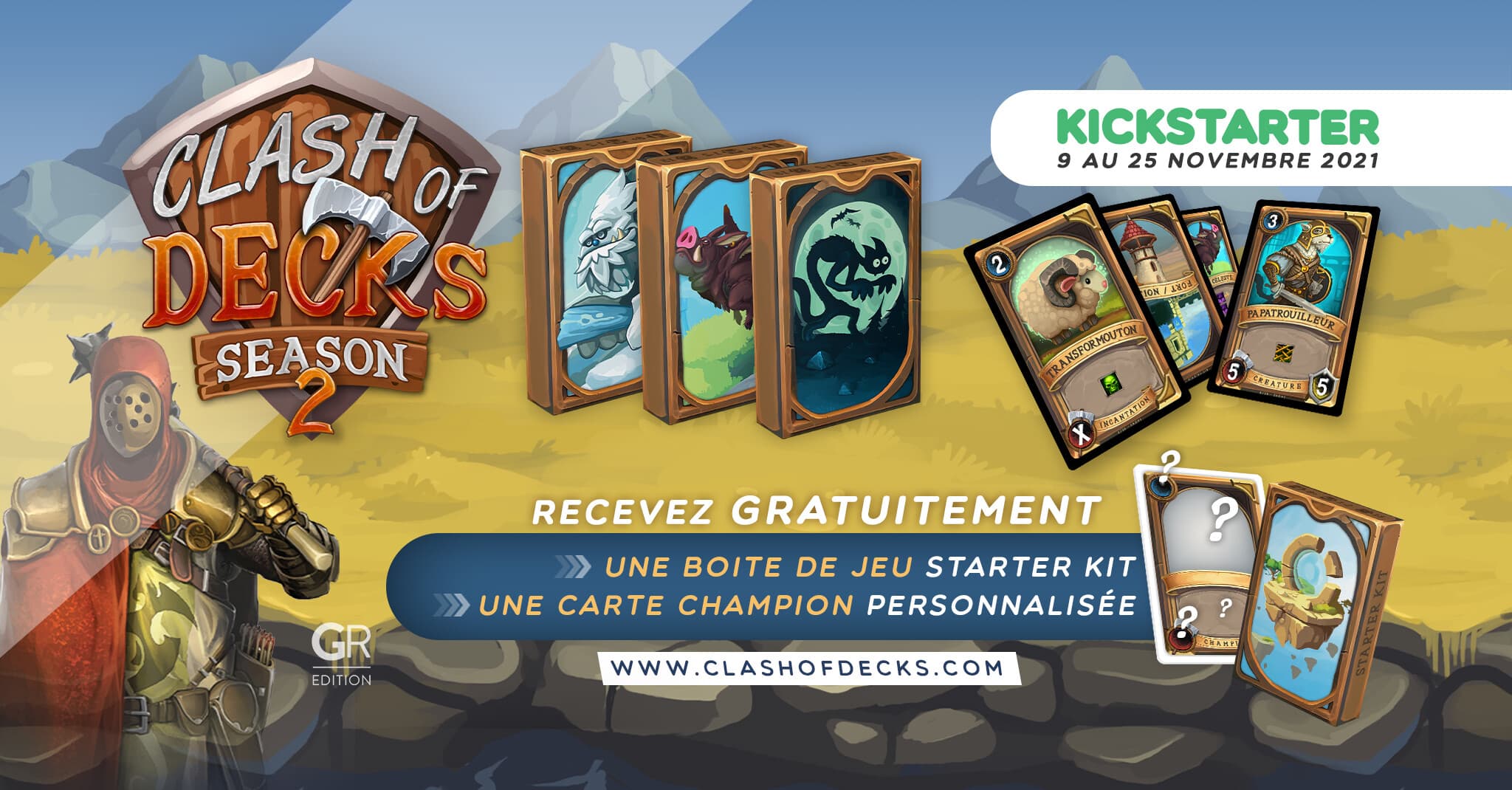 Couverture de l'article : Clash of Decks : Saison 2 est disponible sur Kickstarter !