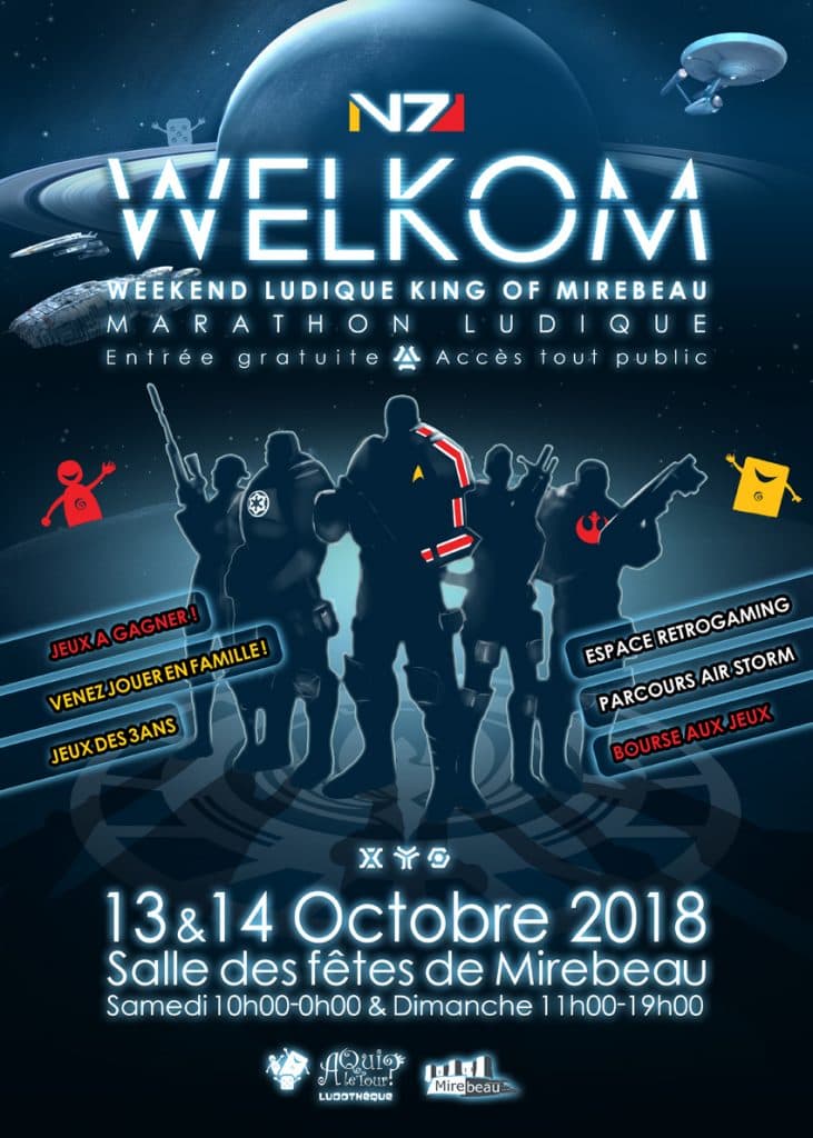 Couverture de l'article : WELKOM 2018 – Week End Ludique King Of Mirebeau