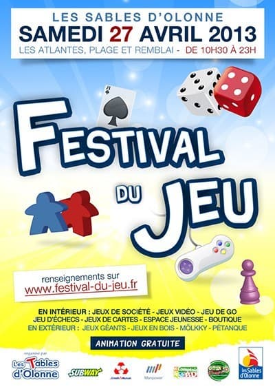 Couverture de l'article : Journée ludique le samedi 27 avril aux Sables d'Olonne