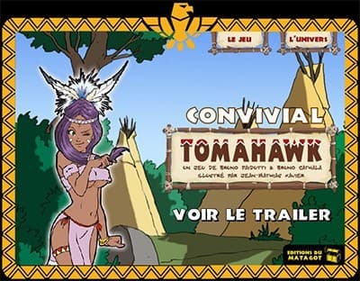 Couverture de l'article : Tomahawk de Bruno Cathala et Bruno Faidutti en boutique !