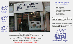 Couverture de l'article : FAPI, ma boutique de jeux !