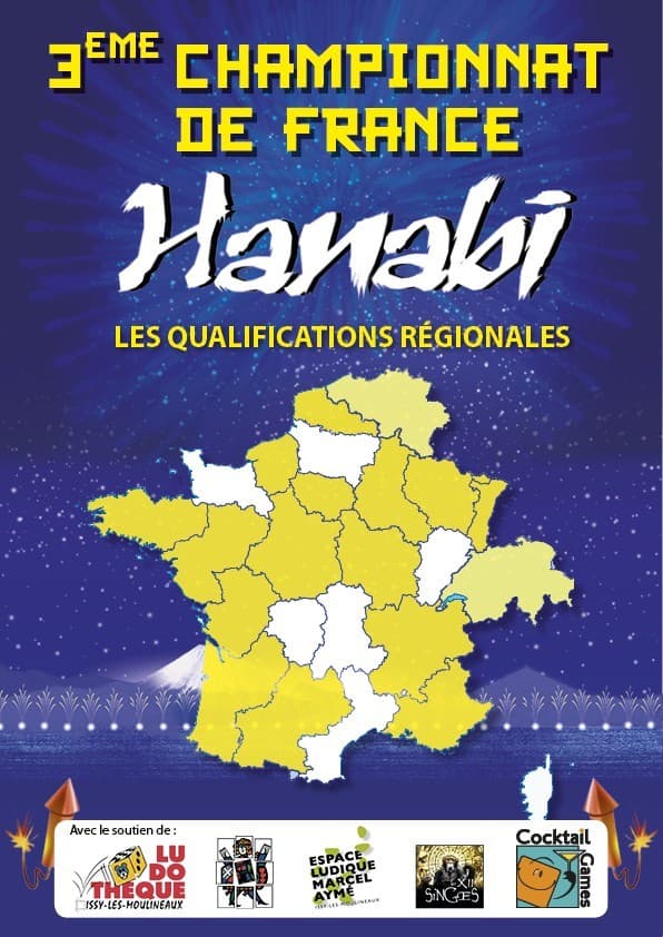 Couverture de l'article : Hanabi, 21 tournois qualificatifs pour le championnat de france
