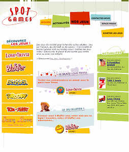 Couverture de l'article : Spot Games, le site !