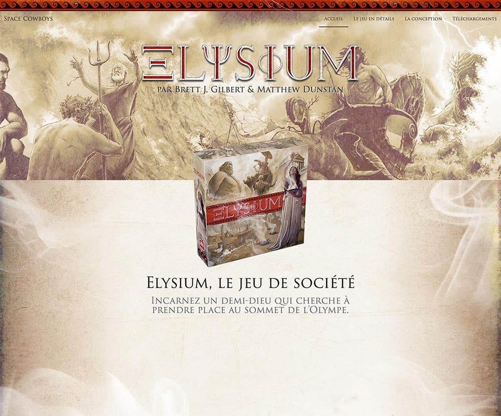 Couverture de l'article : Elysium, le site & The Trailer