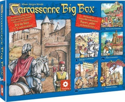 Couverture de l'article : Carcassonne la grosse boîte est dispo en francophonique