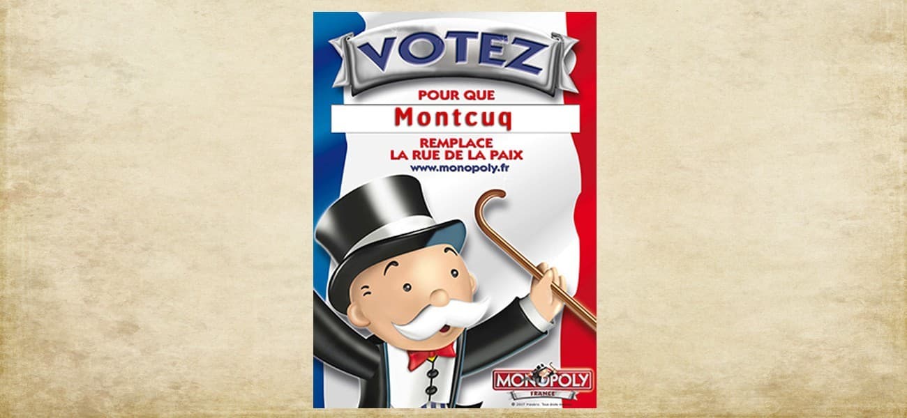 Couverture de l'article : Monopoly France, votez