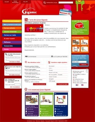 Couverture de l'article : Gigamic voit rouge !