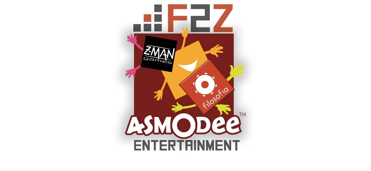 Couverture de l'article : Asmodee et F2Z Entertainement entrent en discussions exclusives !