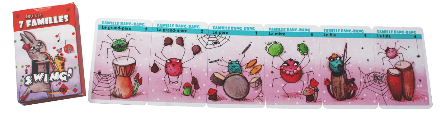 Couverture de l'article : Deux nouveaux jeux des 7 Familles chez FK
