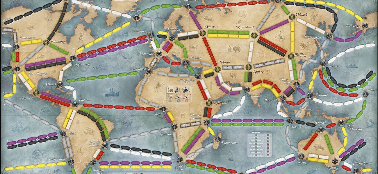 Les Aventuriers du Rail: Autour du Monde - Hissez les voiles!