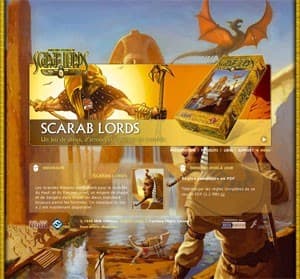 Couverture de l'article : Scarab Lords, le jeu, le site !