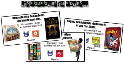 Couverture de l'article : Trois concours en cours