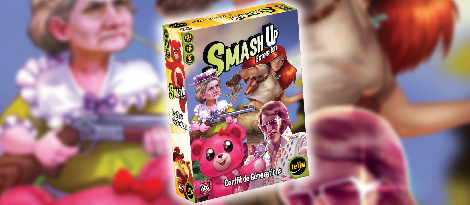 Smash'Up Conflit de Générations : y'a pas d'âge pour smasher