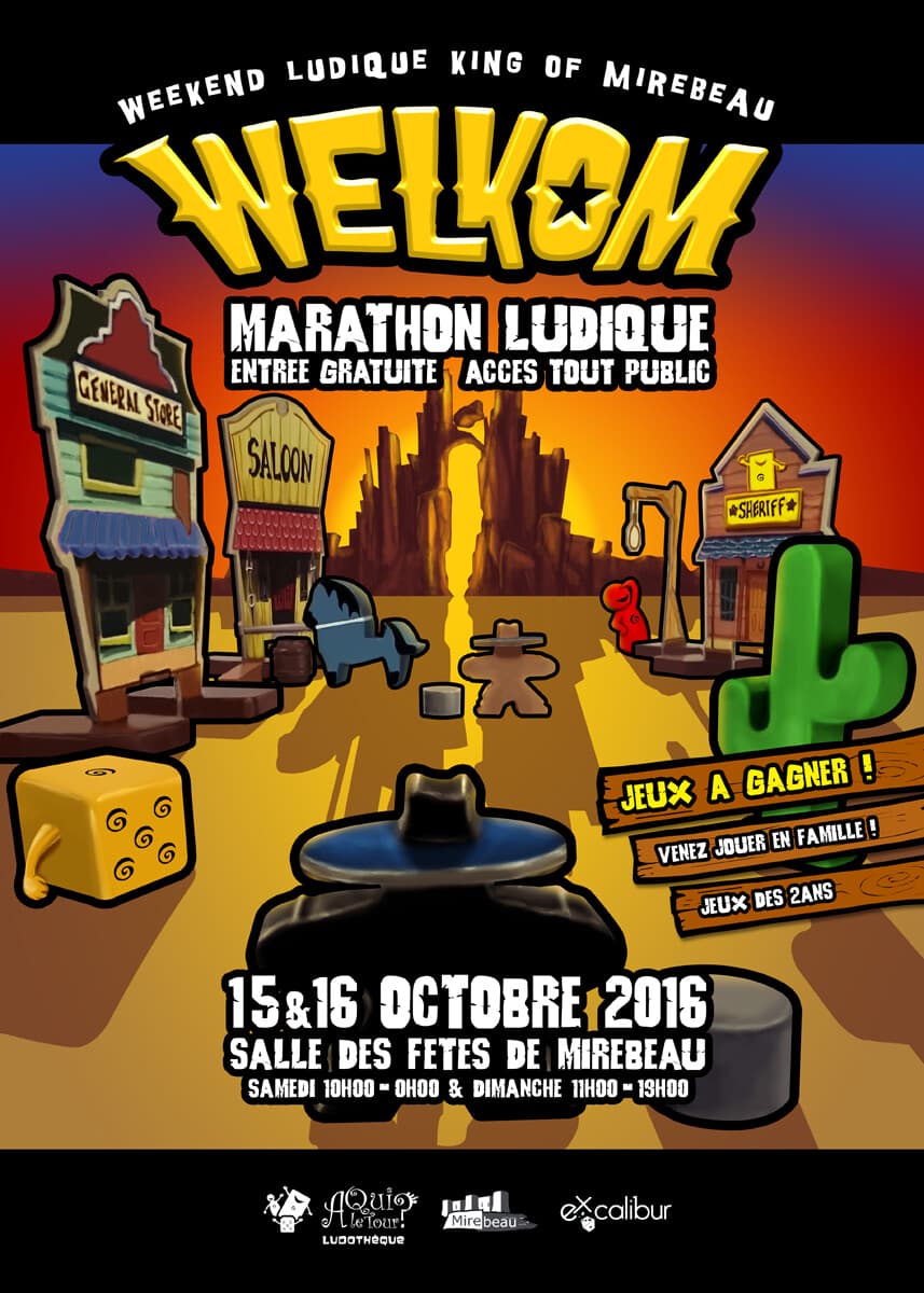 Couverture de l'article : WELKOM 2016 - Weekend Ludique King Of Mirebeau