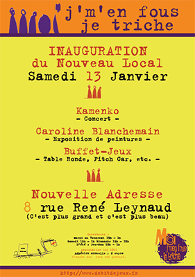 Couverture de l'article : J'm'en fous, je triche : un nouveau local !