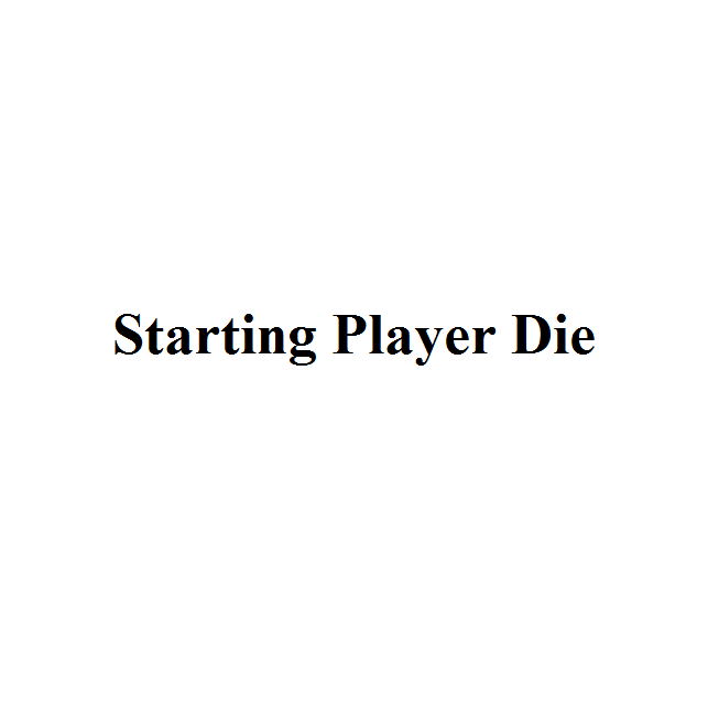 Couverture de l'article : Le Kickstarter du mardi : Starting Player Die