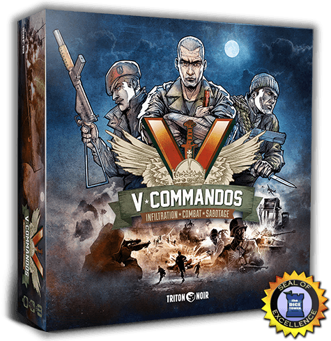 Couverture de l'article : Triton Noir lance V-Commandos, son premier jeu  de plateau tactique
