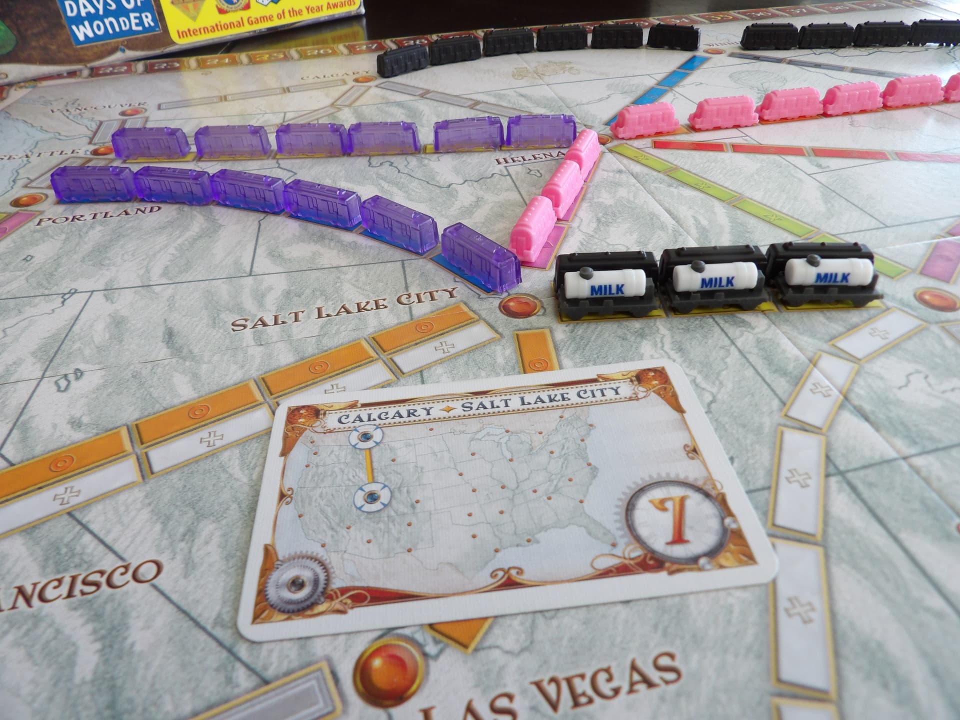 Couverture de l'article : [CVC#11] Ça vaut le coup ! : Le choix des tickets aux Aventuriers du Rail USA (2j)