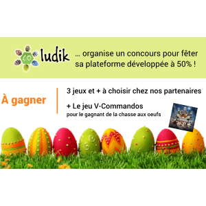Couverture de l'article : Pâques chez Coludik, des oeufs, un concours