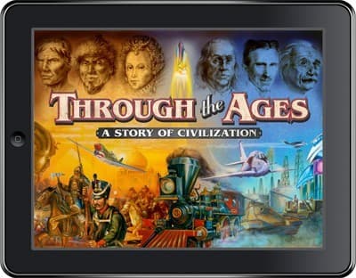 Couverture de l'article : Through the Ages sur Ipad en 2011