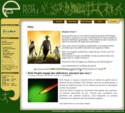 Couverture de l'article : Le webzine Petit Peuple cherche des rédacteurs