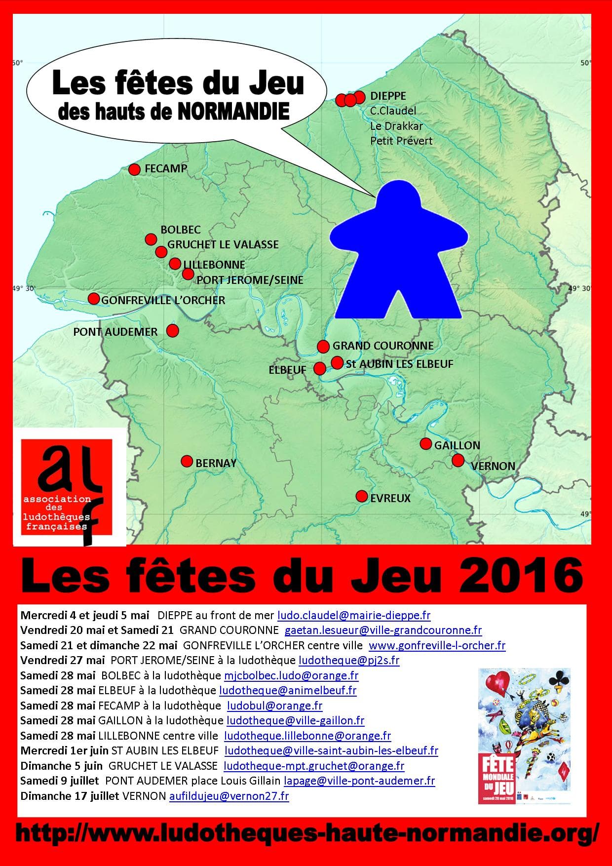 Couverture de l'article : LES FÊTES DU JEU 2016 dans les Hauts de Normandie