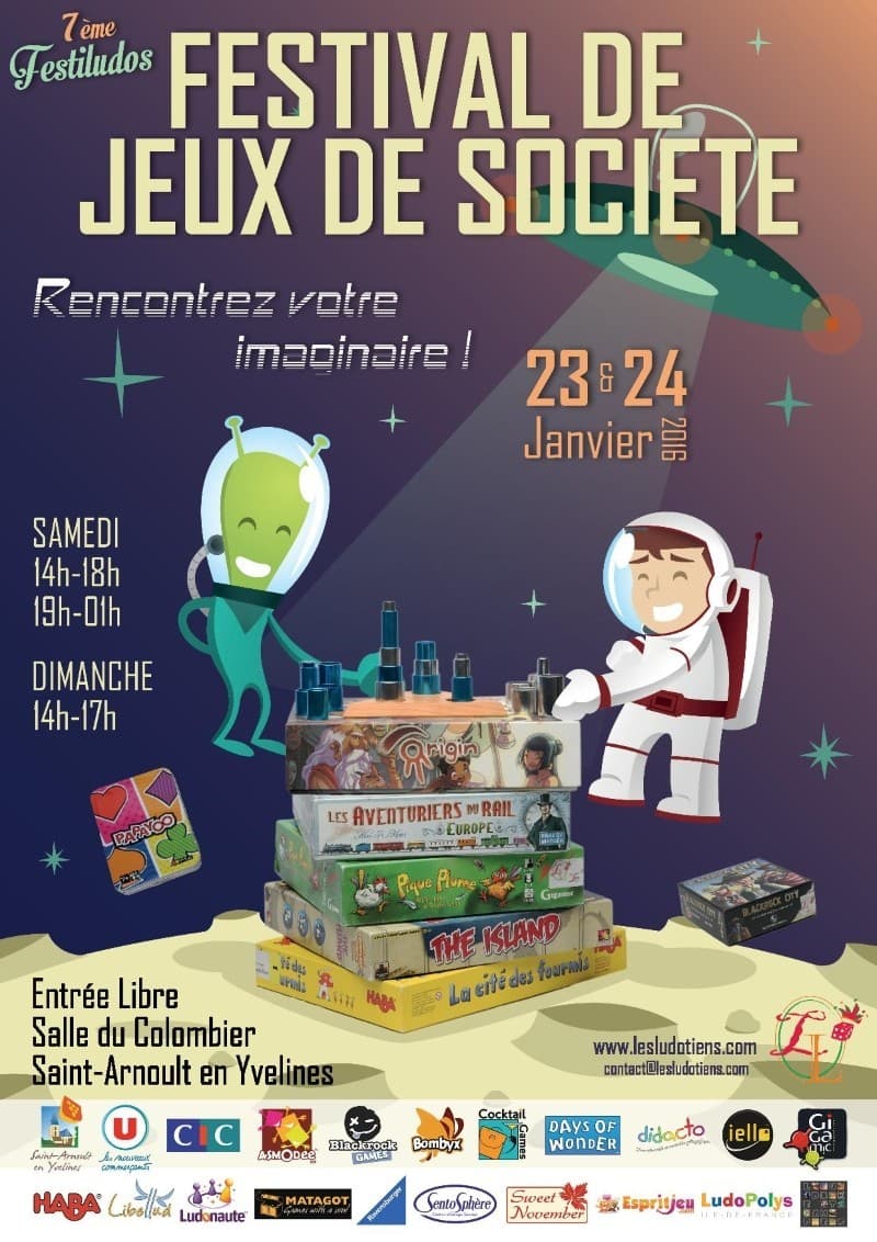 Couverture de l'article : Festival de jeux de société de Saint Arnoult en Yvelines les 23 et 24 Janvier 2016