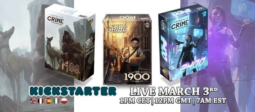 Couverture de l'article : Chronicles of Crime Millennium sur Kickstarter !