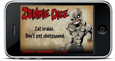 Couverture de l'article : Zombie Dice, gratuit sur iPhone
