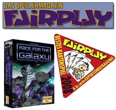 Couverture de l'article : Race for the Galaxy récompensé (bis)