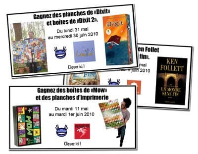 Couverture de l'article : Trois concours, plein de gagnants !