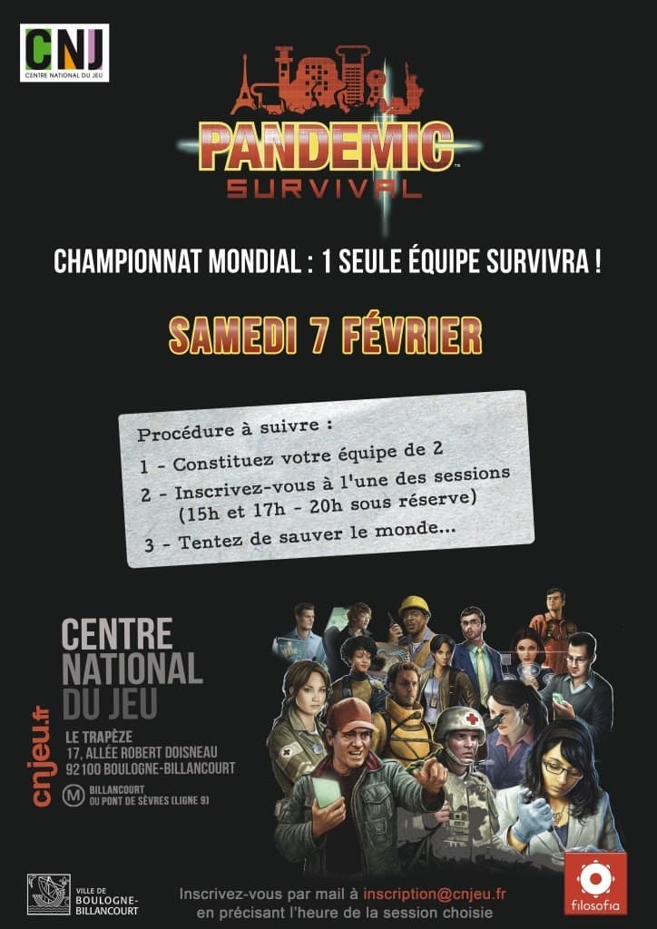 Couverture de l'article : Pandemic Survival au CNJ DE boulogne