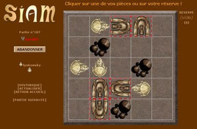 Couverture de l'article : Siam jouable en ligne sur boite à Jeux