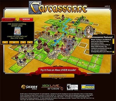 Couverture de l'article : Carcassonne XBox 360 gratuit !
