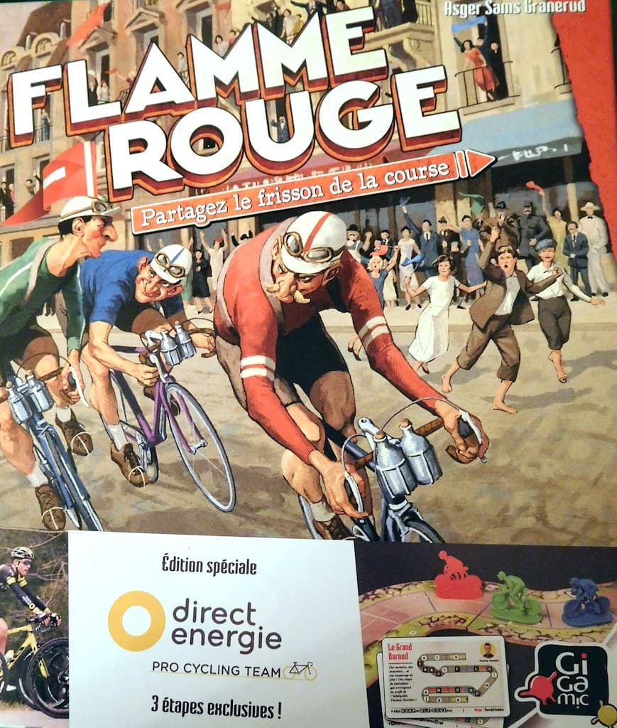 [Jeux A Thème] Sur le Vif : Review de Flamme rouge ! Si simple et pourtant si efficace !!!