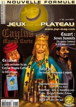 Couverture de l'article : La revue Des Jeux sur un Plateau N°36