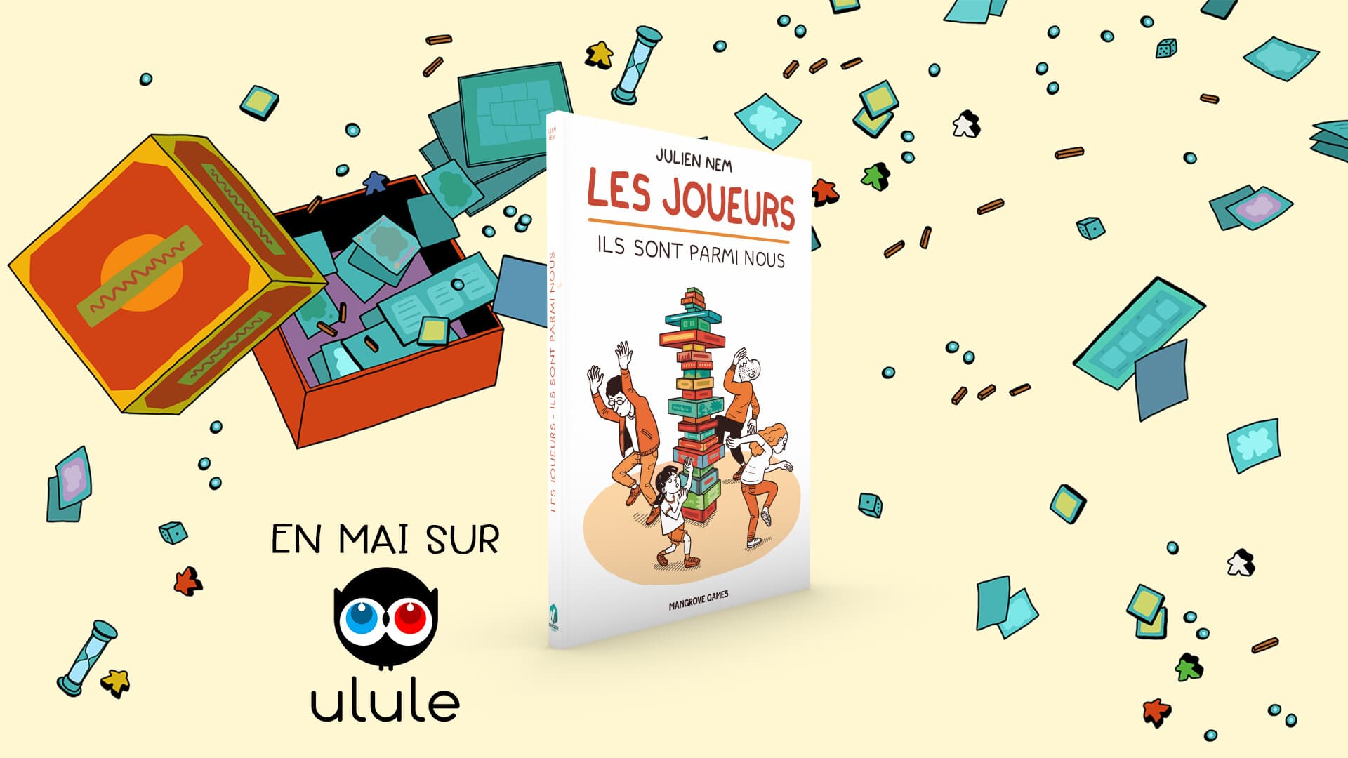 Couverture de l'article : Les Joueurs - Ils sont parmi nous / La BD de Julien Nesme arrive sur Ulule !