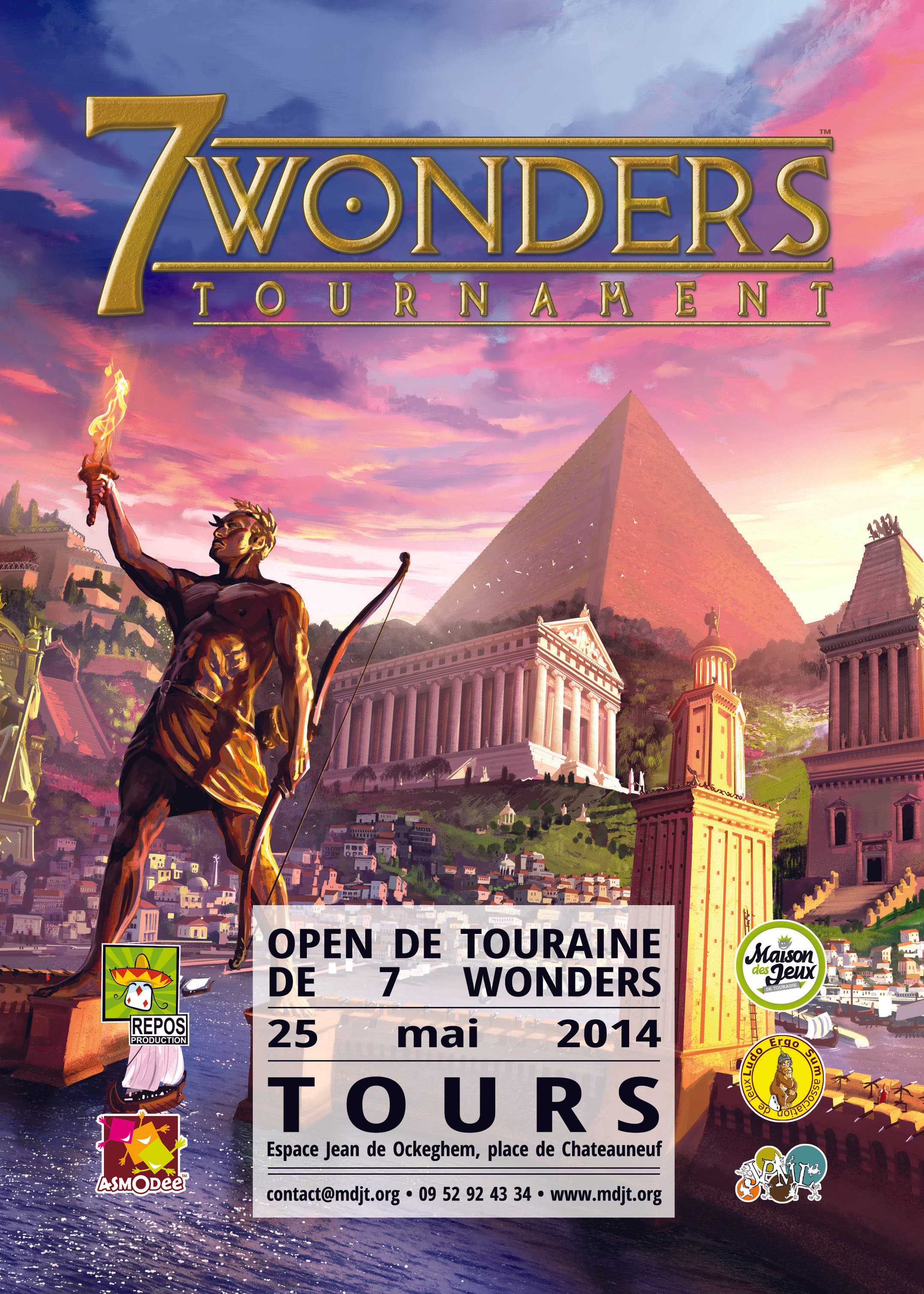 Couverture de l'article : Open de Touraine de 7 Wonders - 25 mai 2014