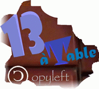 Couverture de l'article : 13 à Table le copyleft !