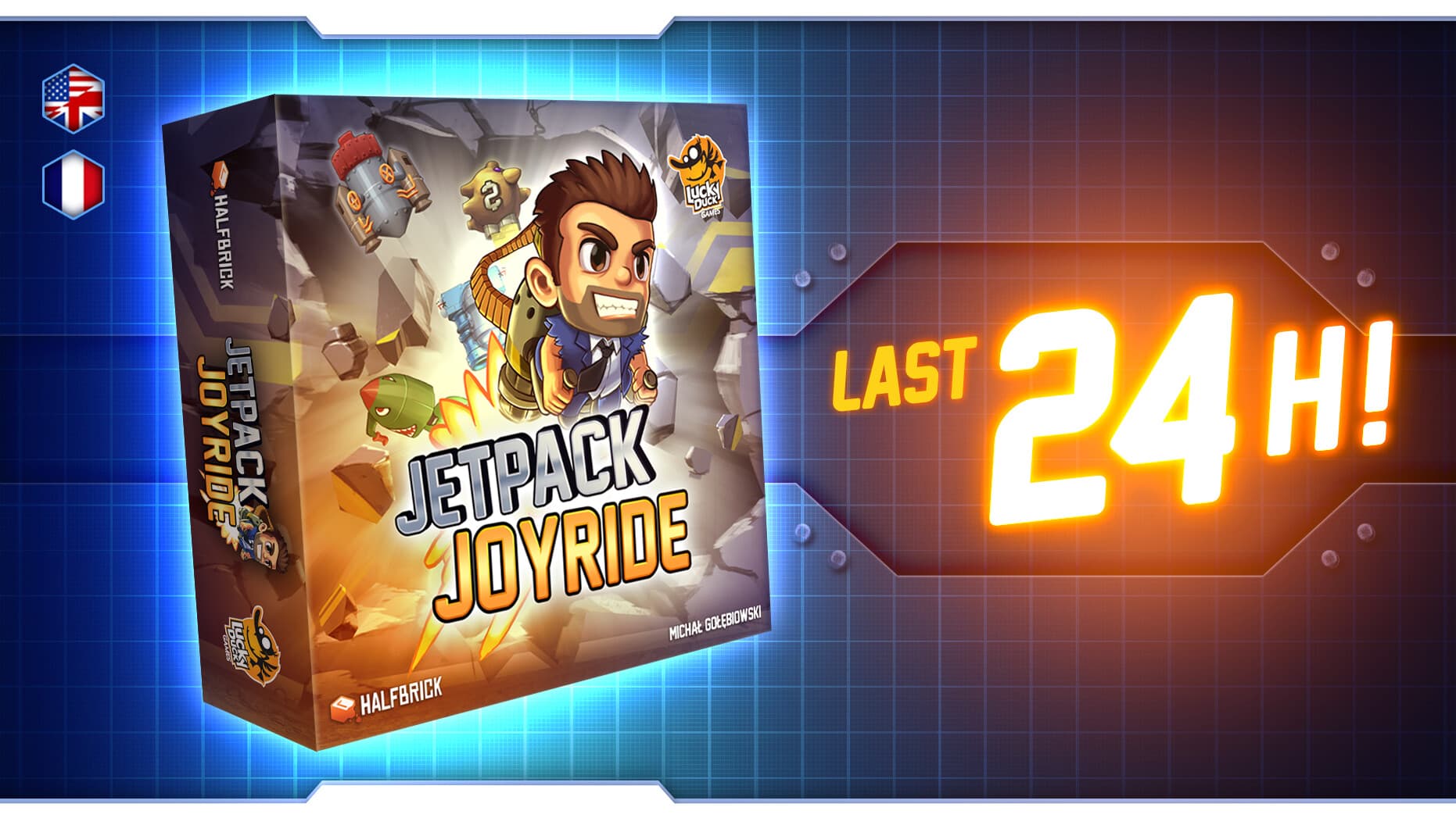 Couverture de l'article : 24h restantes pour Jetpack Joyride !