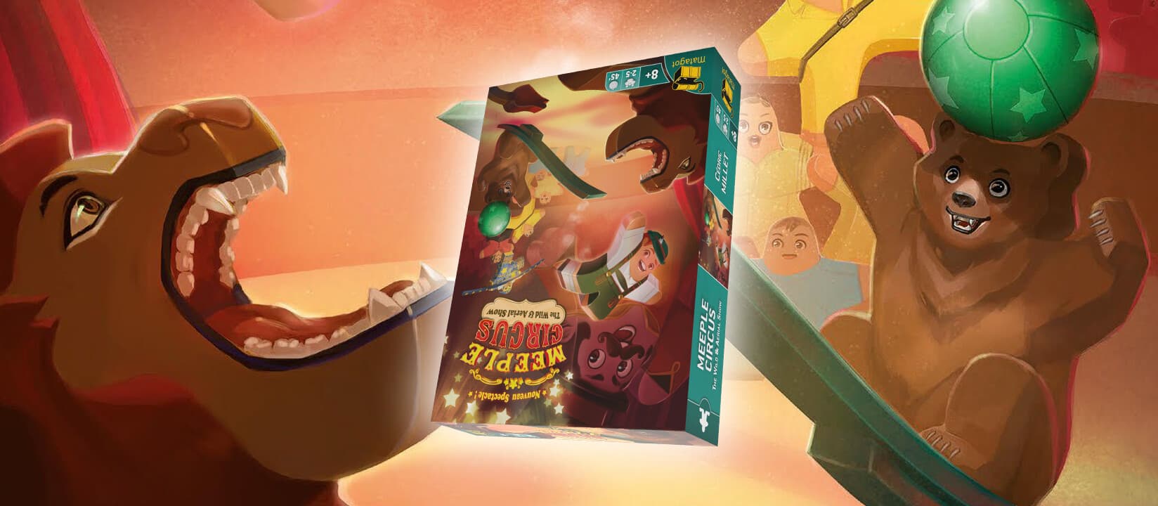 Meeple Circus : de nouveaux tours renversants