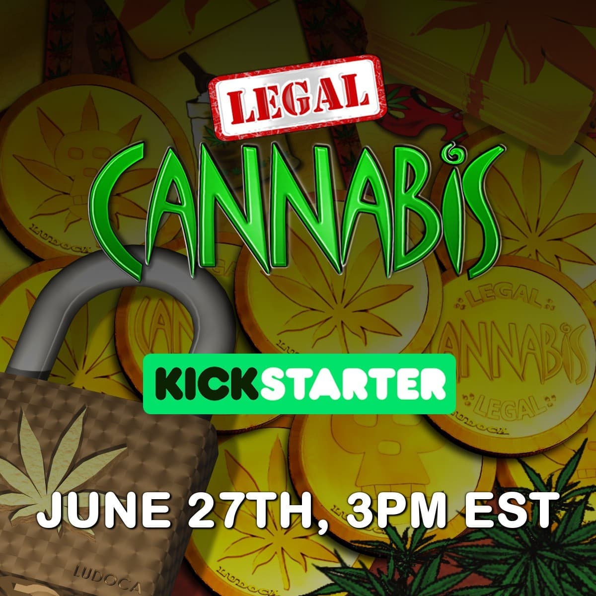 Couverture de l'article : Annonce de la date de lancement du jeu Legal Cannabis sur Kickstarter