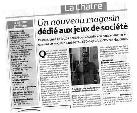 Couverture de l'article : Un nouvelle boutique dans le 36 !
