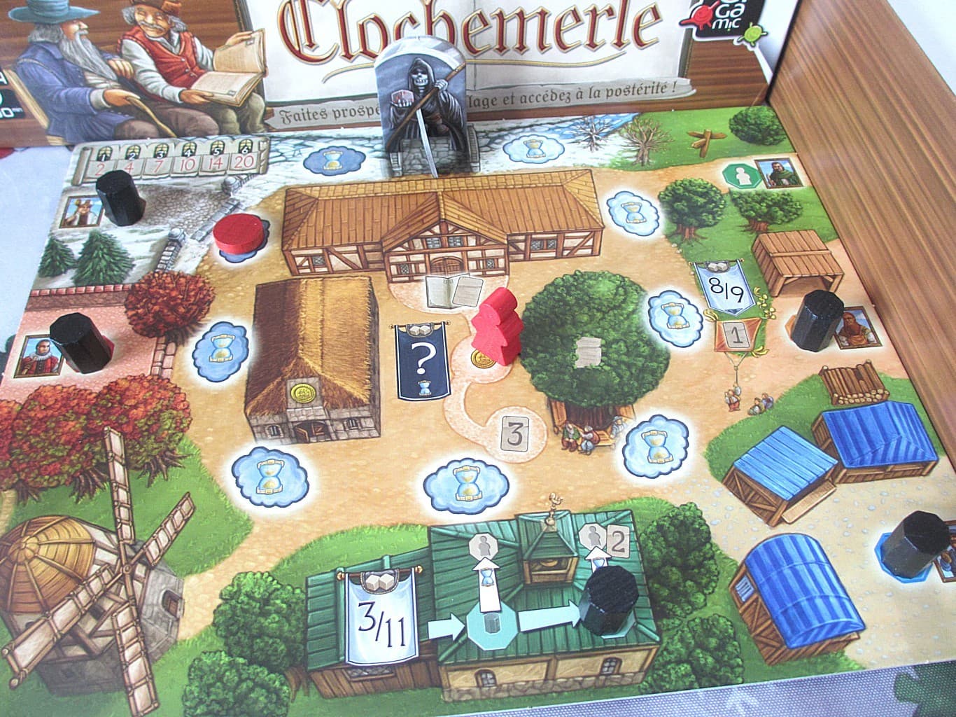 Couverture de l'article : [Jeux A Theme] Sur le Vif : CLOCHEMERLE - Mes premières impressions