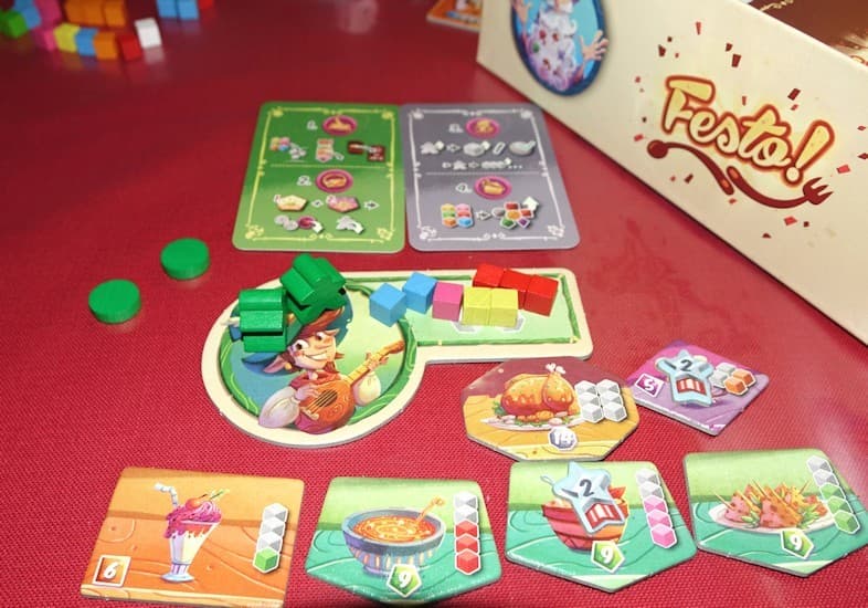 Sur le Vif! Review de Festo! Un jeu familial haut en couleur!