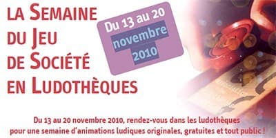 Couverture de l'article : La semaine des jeux de société en Ludothèque