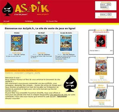 Couverture de l'article : As2Pik.fr, une nouvelle boutique en ligne !