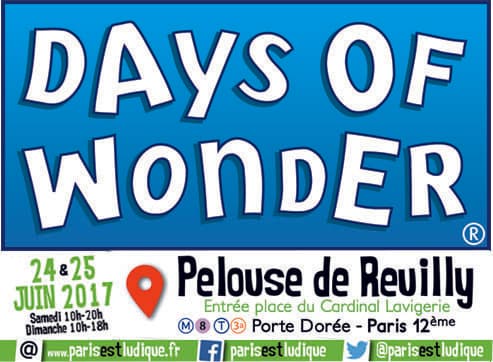 Couverture de l'article : Days of Wonder à Paris est Ludique, c'est ce Week-end !